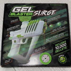 Add to the Easter basket Surge Toy Gun - White and Green